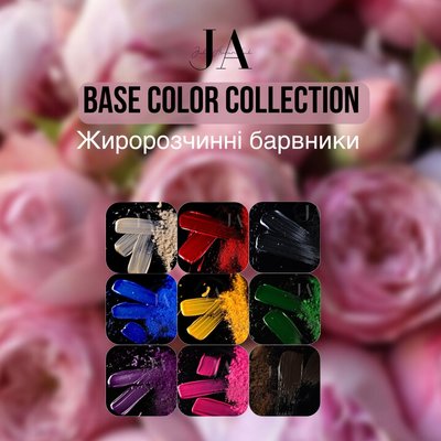 Set of fat-soluble dyes BASE COLOR collection 9 шт